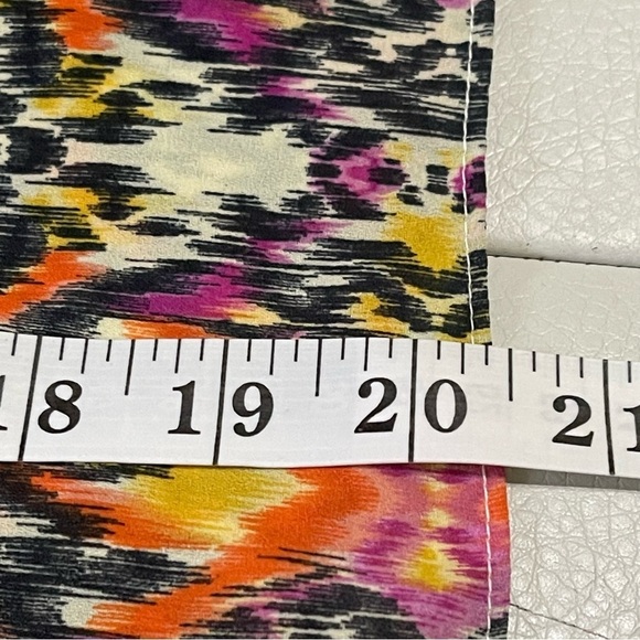 PAPER CRANE printed Double layer Strappy Cami top size medium boho orange pink - Picture 8 of 8